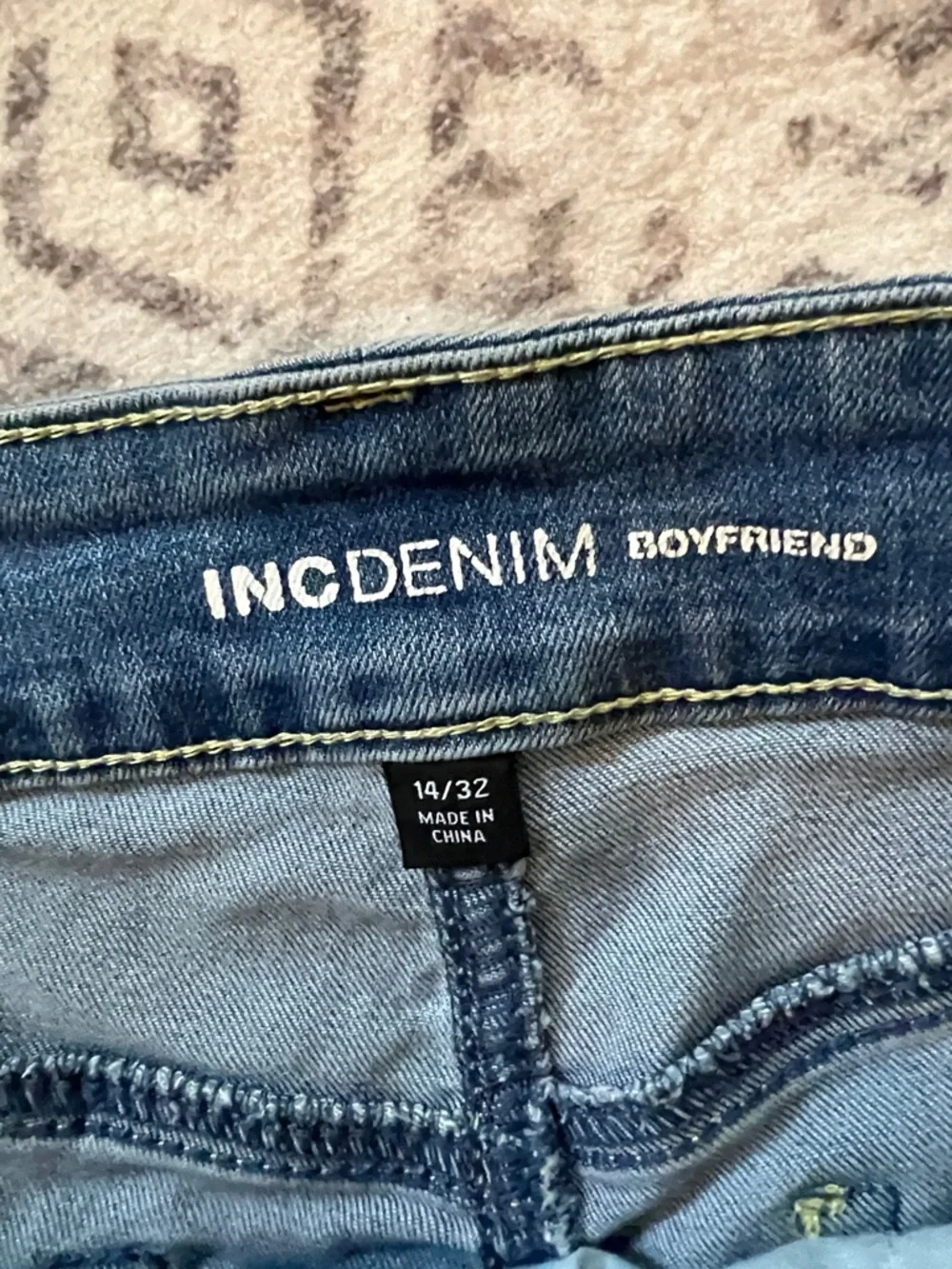 Light Blue Distressed Women's Jeans with Leopard Patch Detail - Picture 3 of 9